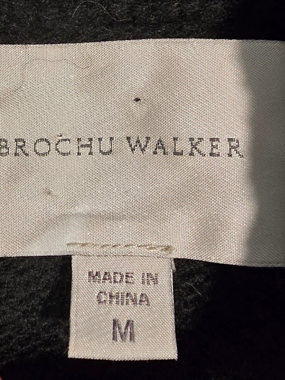 Brochu Walker Wool Cashmere Blended Black Sweater Size Medium - Picture 2 of 6